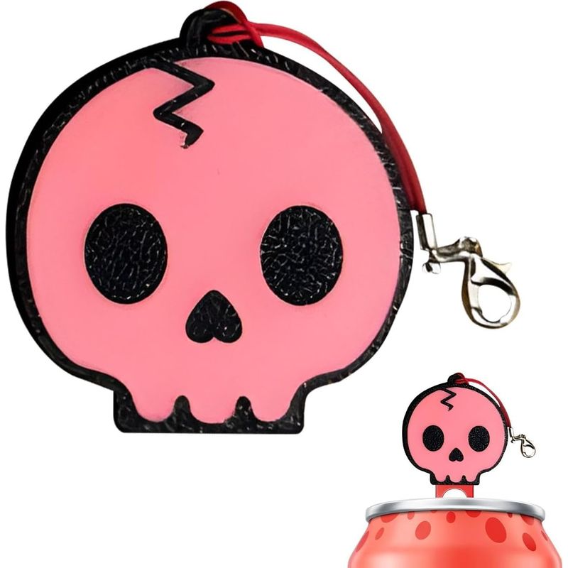 Niedlicher Totenkopf-dosenöffner In Form Einer Limonadendose