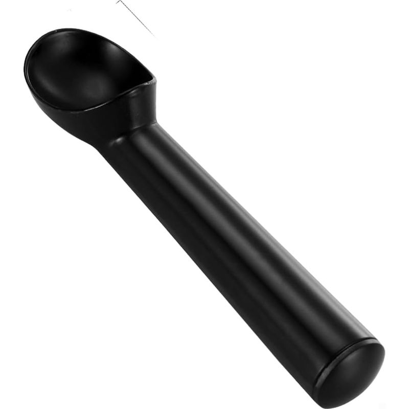 Eiskugelportionierer Aus Aluminiumlegierung, 18,5 Cm, Antihaftbeschichtet (schwarz)