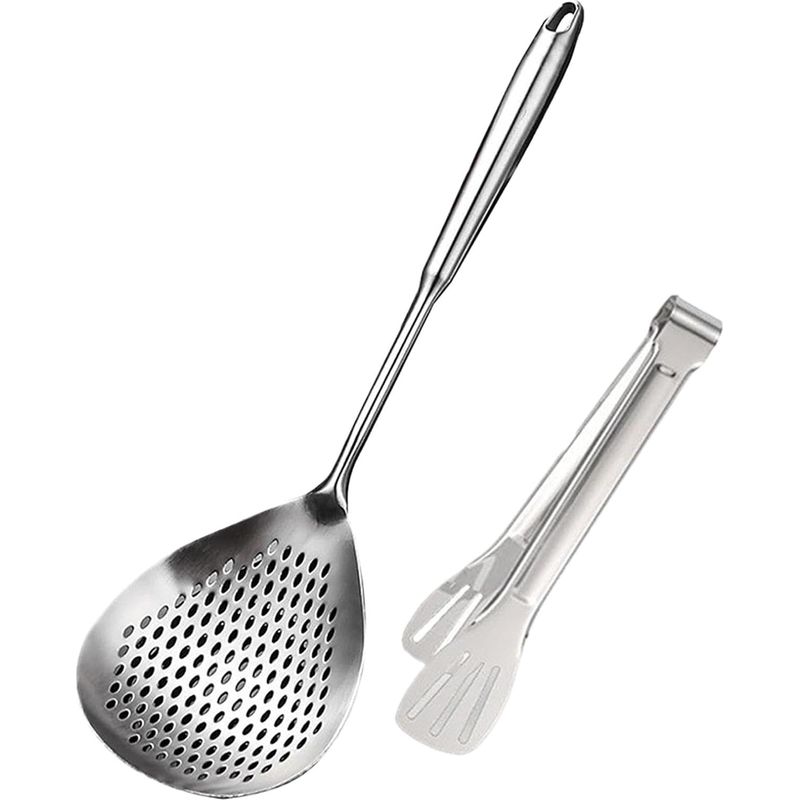 Edelstahl-spaltlöffel, Küchensieb, Schaumlöffel