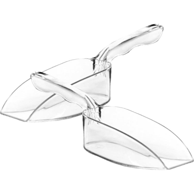 2 Stück Transparente Mehrzweck Eisschaufeln Aus Acryl Praktische Mehlschaufeln Leichte