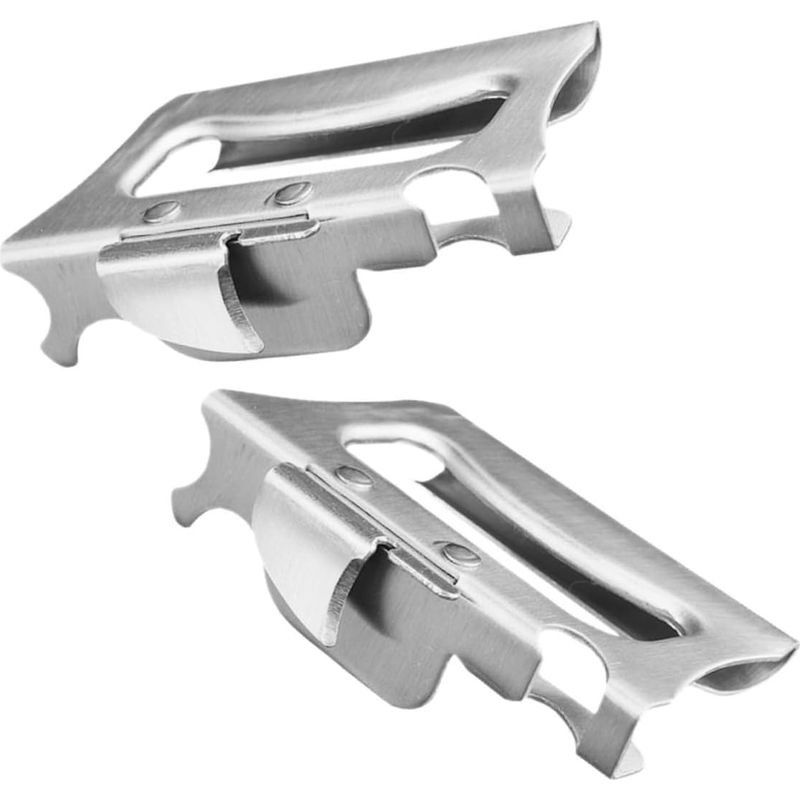 2 Stück Abrelatas Portátil Acero Inoxidable Plateado Manuell
