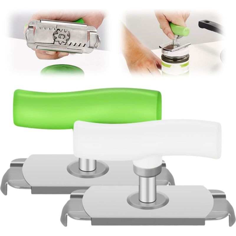 Set Mit 2 Dosenöffnern Aus Edelstahl Für Senioren