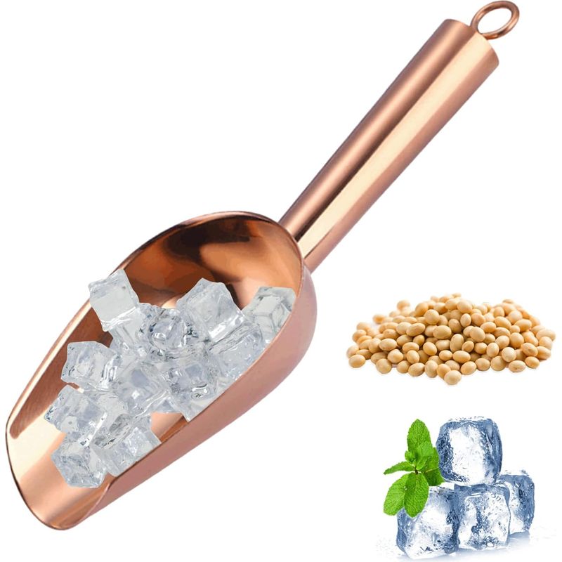 Eisschaufel Aus Metall Für Eiswürfel, Edelstahl, Lebensmittel