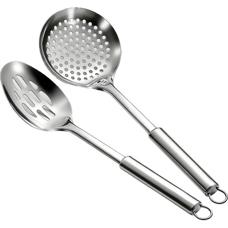 Schaumlöffel, Ölsieb, Langer Griff
