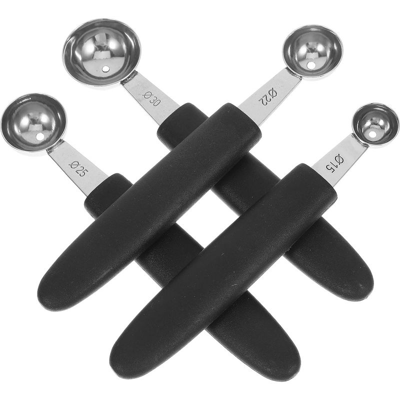 Eiskugelportionierer, Vielseitiges Küchenutensil Aus Edelstahl, 4 Stück