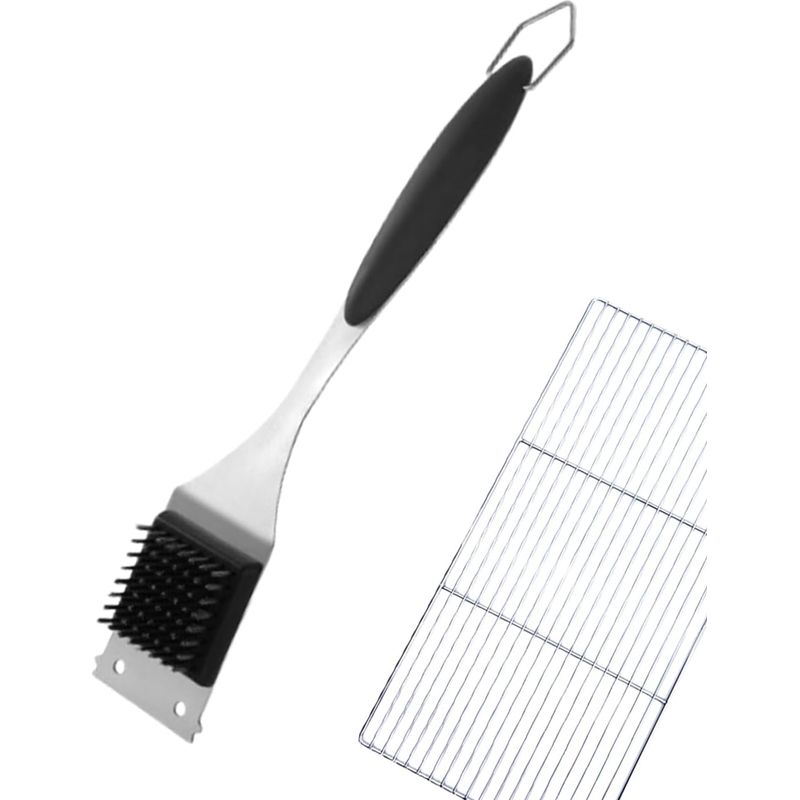 Grillbürste – Edelstahlschaber – Ergonomischer Griff