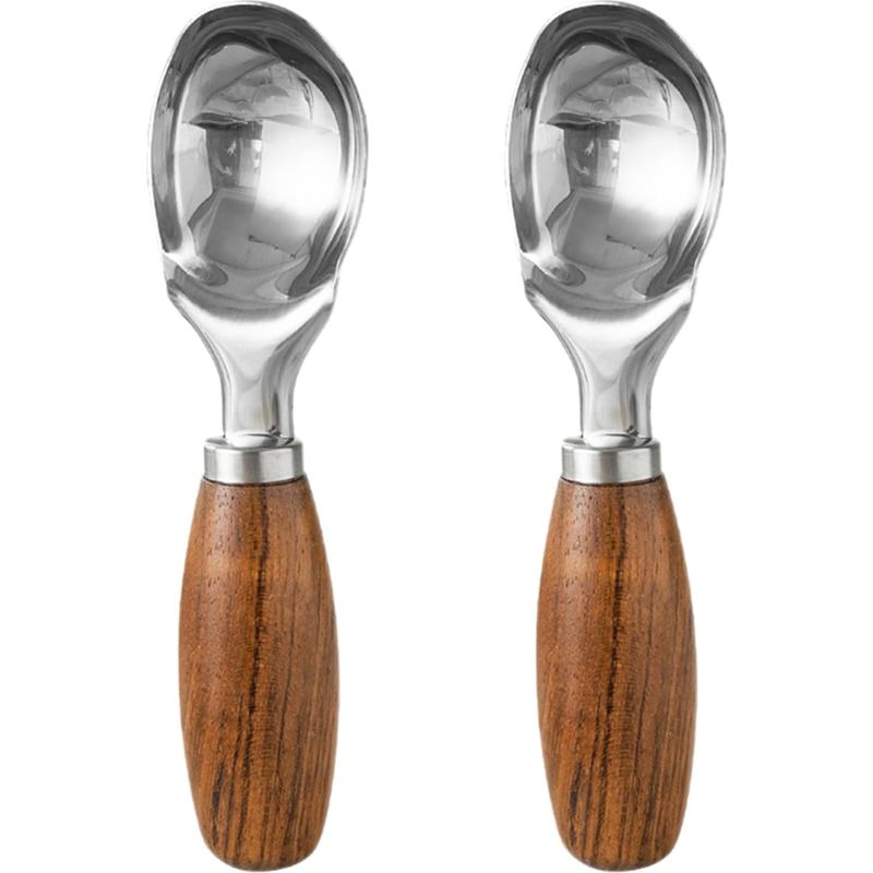 Set Mit 2 Edelstahl-wassermelonenlöffeln