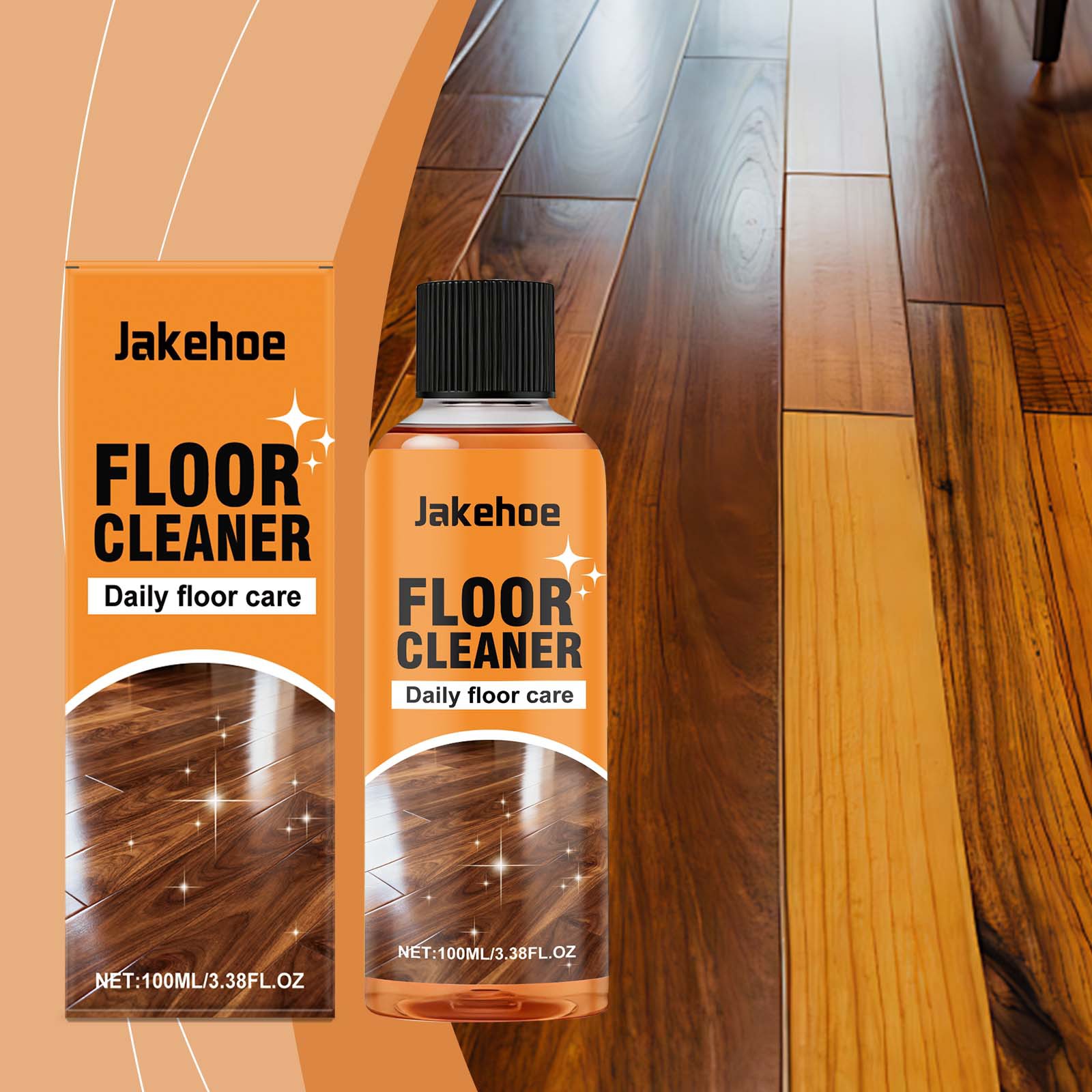 Haushalts-bodenreiniger Für Holzböden – Entfernt Öl, Schmutz, Glanz Und Politur – 100 Ml -- Biemmedue