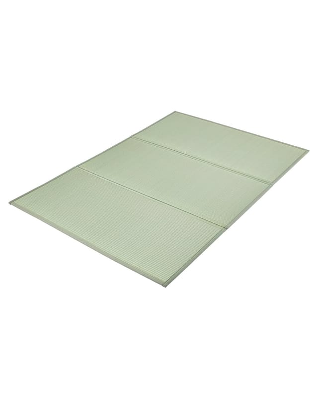 Japanische Tatami Matte Faltbare Japanische Tatami-matratze 2032 X 1397 Mm (natürliches Binsengras), Bodenmatratze Mit Rutschfester Rückseite, Futon-matratze Zum Schlafen Meditieren