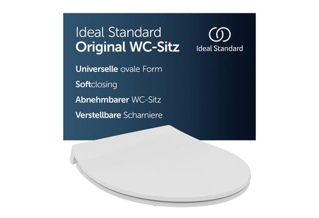 Ideal Standard - Universal WC-Sitz, Sandwich, Softclose, Weiß