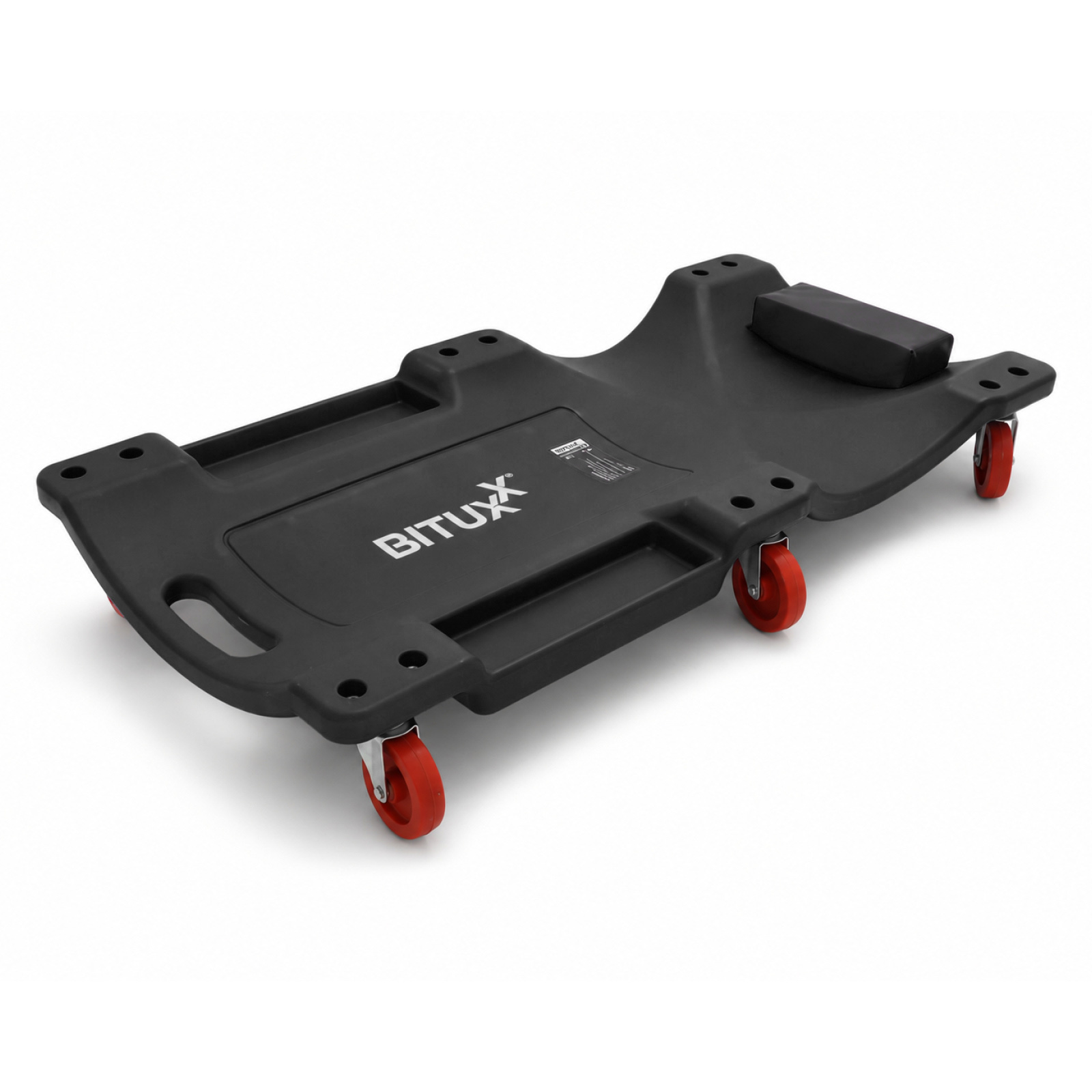 Bituxx Werkstatt-rollbrett Werkstattliege Auto Montageliege Montagerollbrett Schwarz