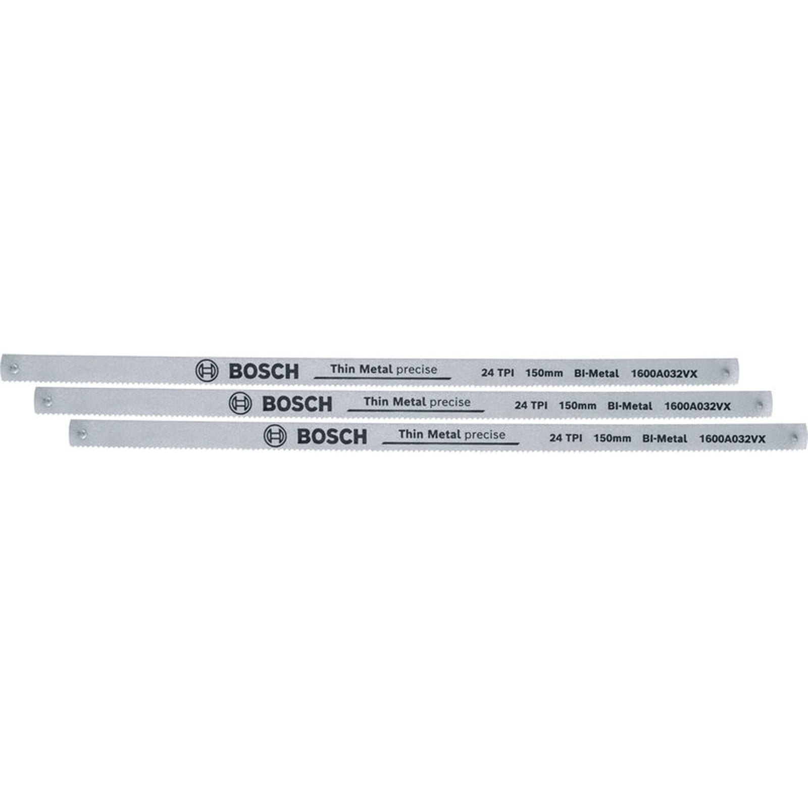 Bosch Bügelsäge 150-mm-blatt 24 Tpi 3-tlg. - 1600a03ac9