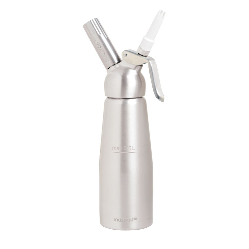 Mastrad F45914da Sahnesiphon Heiß Und Kalt 0,5 L Aluminium Silber