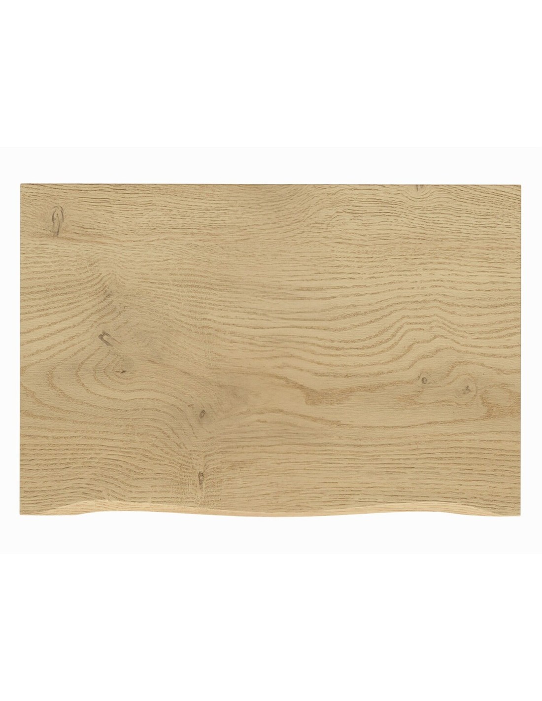 Plan Für Waschtisch Natoura 80,6 Cm In Mdf Eichenoptik Crémone Mit Natürlicher Kante