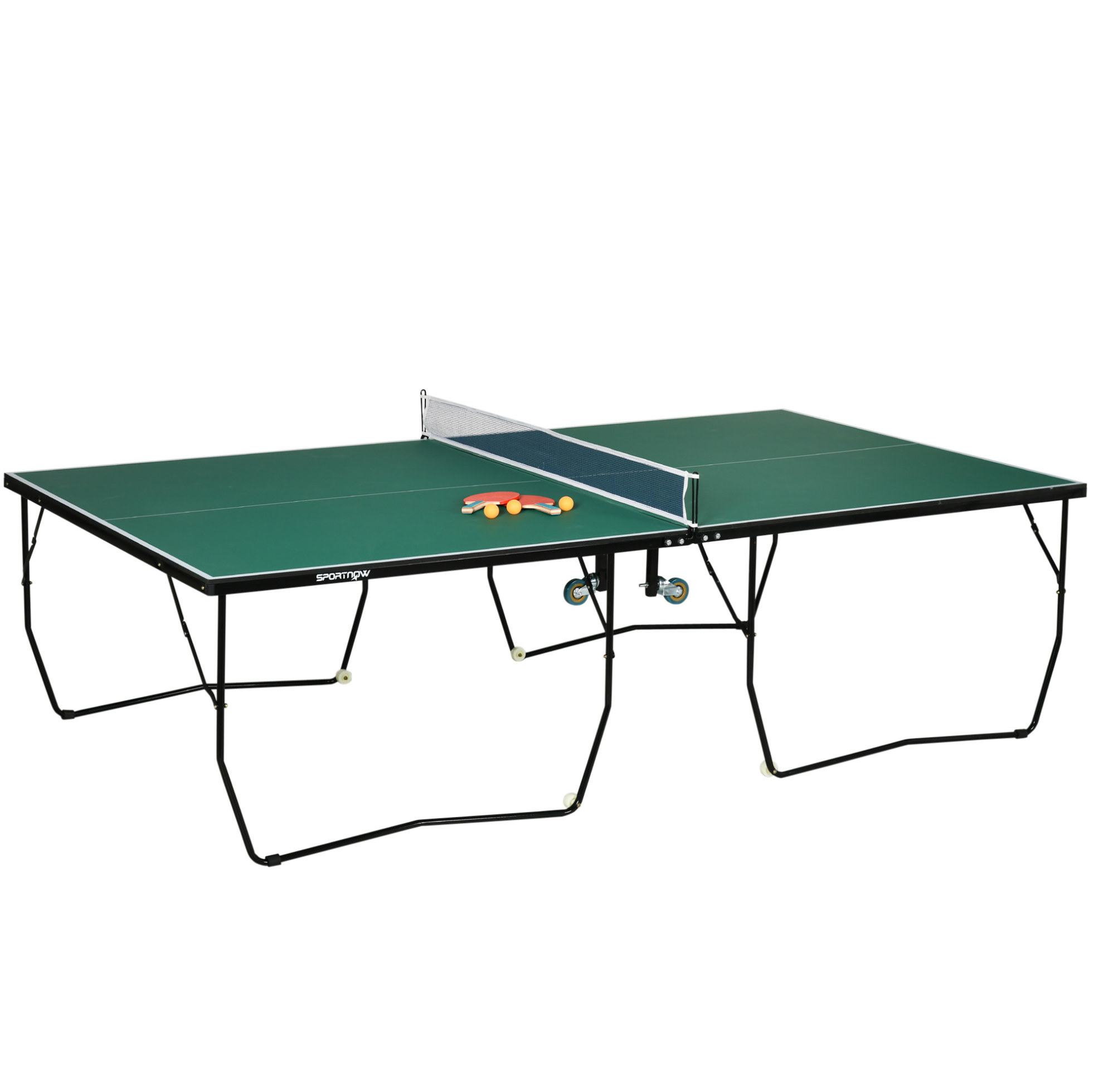 Klappbare Tischtennisplatte Mit Rollen Modenuit
