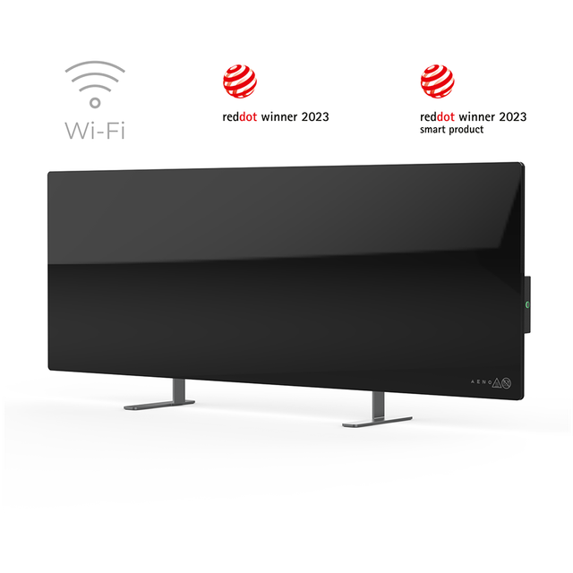 AENO GH2S Premium Eco Smart Elektroheizung 700W Anwendung Schwarz