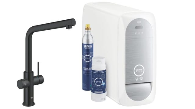 Starterkit Blue Home 314541 Bluetooth/WIFI L-Auslauf velvet black - Grohe