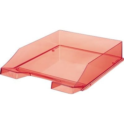 HAN - Briefablage klassik din A4 din C4 Polystyrol Farbe: rot transparent