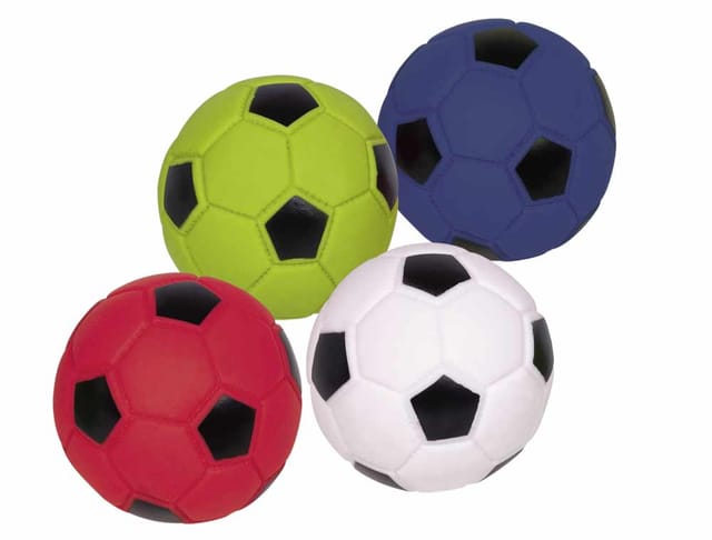 Vinyl Fußball mit Squeaker ø 9 cm Ball - Nobby