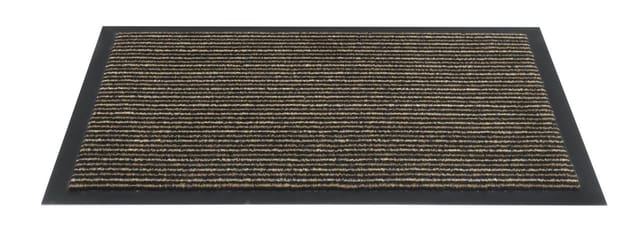Fußmatte gestreift anthrazit Polypropylen L400xB600xS5mm