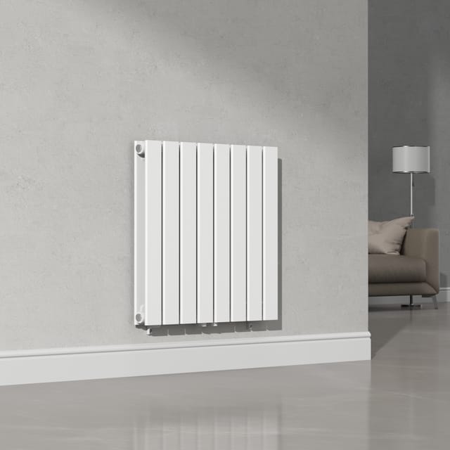 [neu.haus] - Designheizkörper Nore Weiß 60x60cm Doppellagig 809W