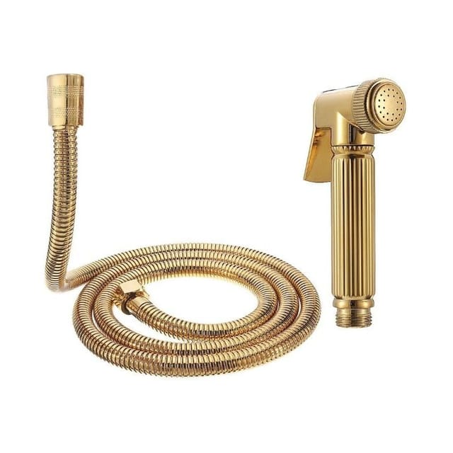 Aiperq - WC-Handbrause Bidet Wandmontage Spray/Sprühkopf/Handbrause Gold
