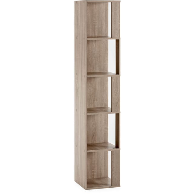 Vs Venta-stock - Wohnzimmerregal Fiyi 5 fächern Eichenfarbe