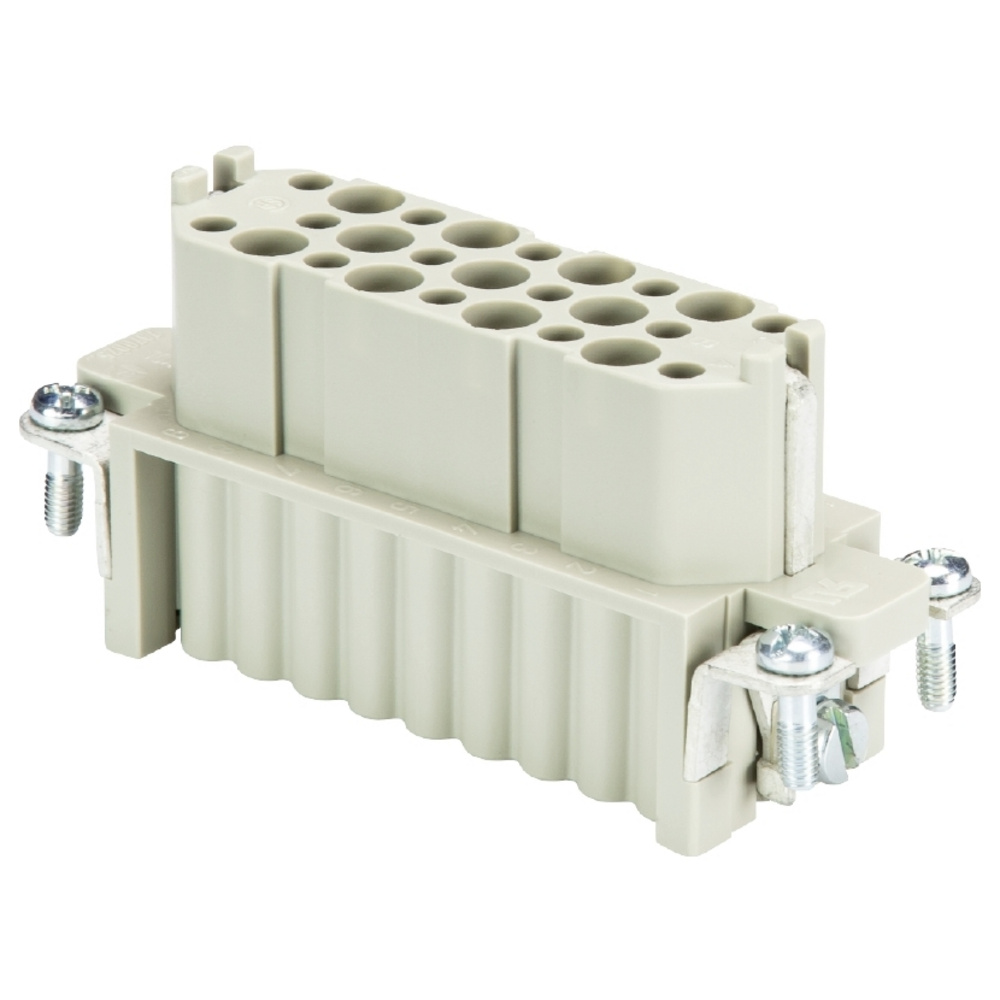 Wieland Electric 73.700.2553.0 Buchseneinsatz Gesamtpolzahl 25 10 St.