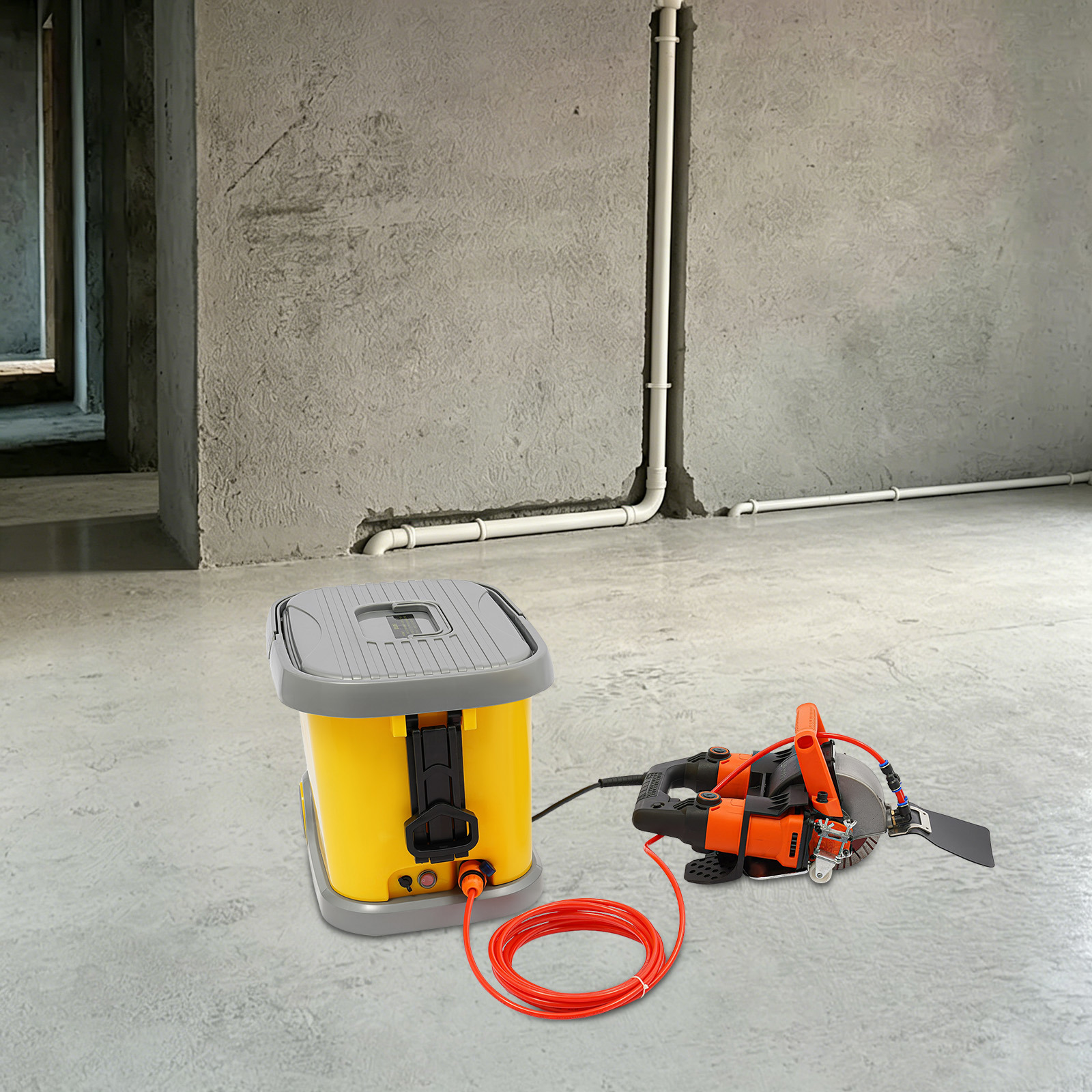 Yissale-mauernutfräse Schlitzmaschine 1500w - Elektrische Wandnutfräse Zum Schneiden Von Schlitzen In Beton, Ziegel Und Granit - Für Elektriker Und Installateure