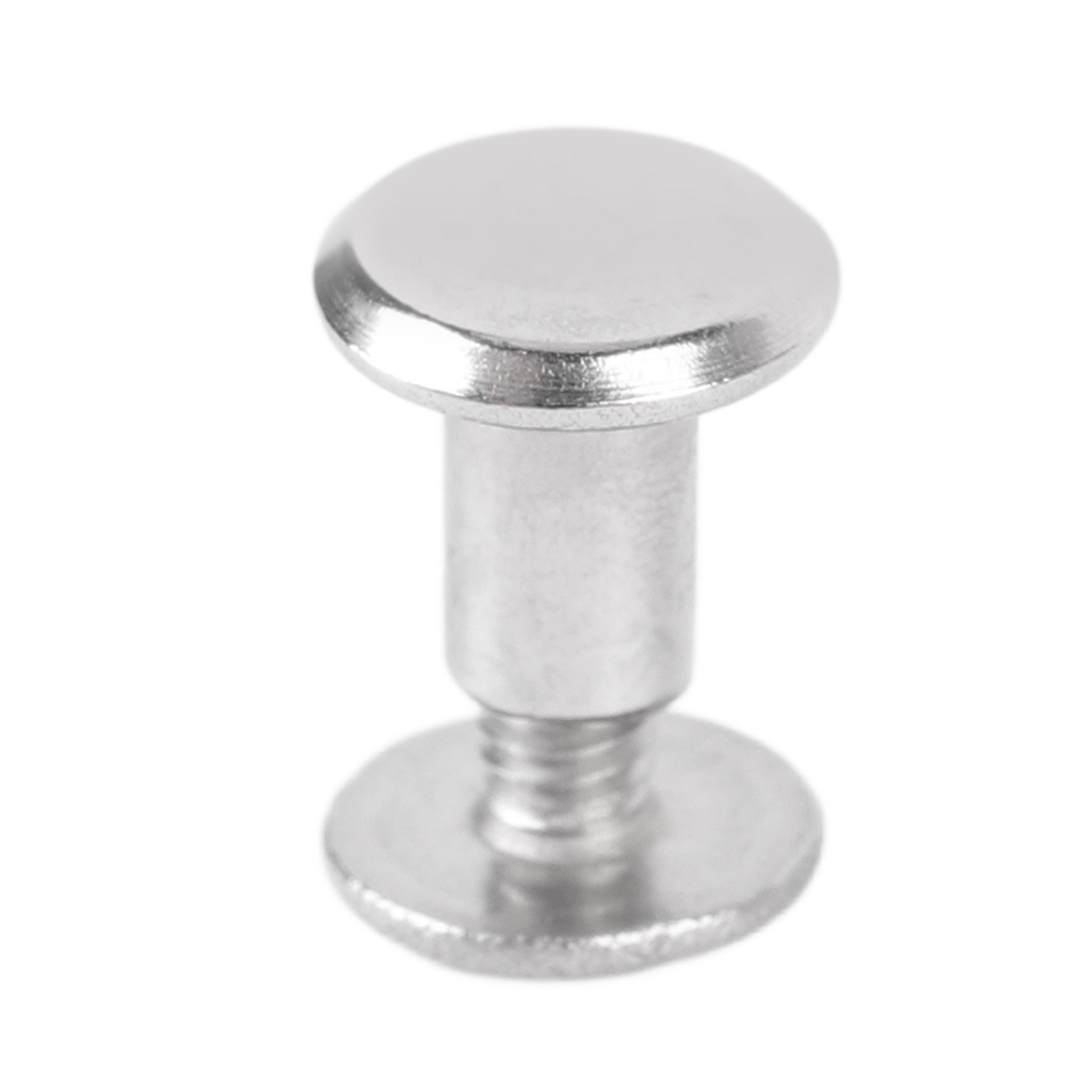 100er-sets M2.5 Flachrundkopf-nieten Und Schrauben Aus Edelstahl Für Bekleidungsdekoration Und Lederarbeiten, 3,5 X 6 X 7 Mm / 0,14 X 0,24 X 0,28 Zoll