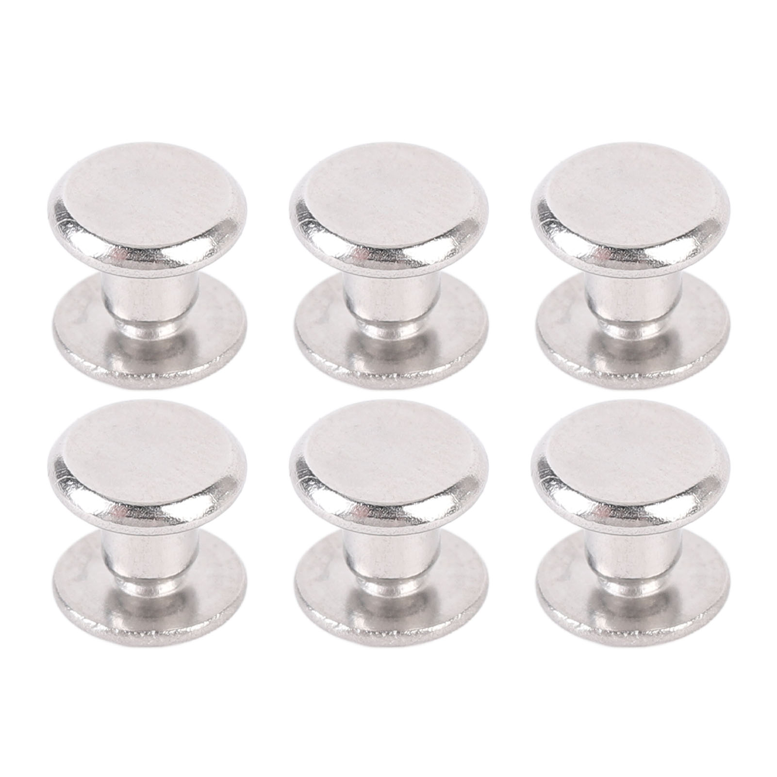 100er-set Nieten Und Schrauben Aus Edelstahl, M2,5, Flachrundkopf, Befestigungselemente Für Lederarbeiten Und Bekleidungsdekoration, 3,5 X 4 X 7 Mm / 0,14 X 0,16 X 0,28 Zoll