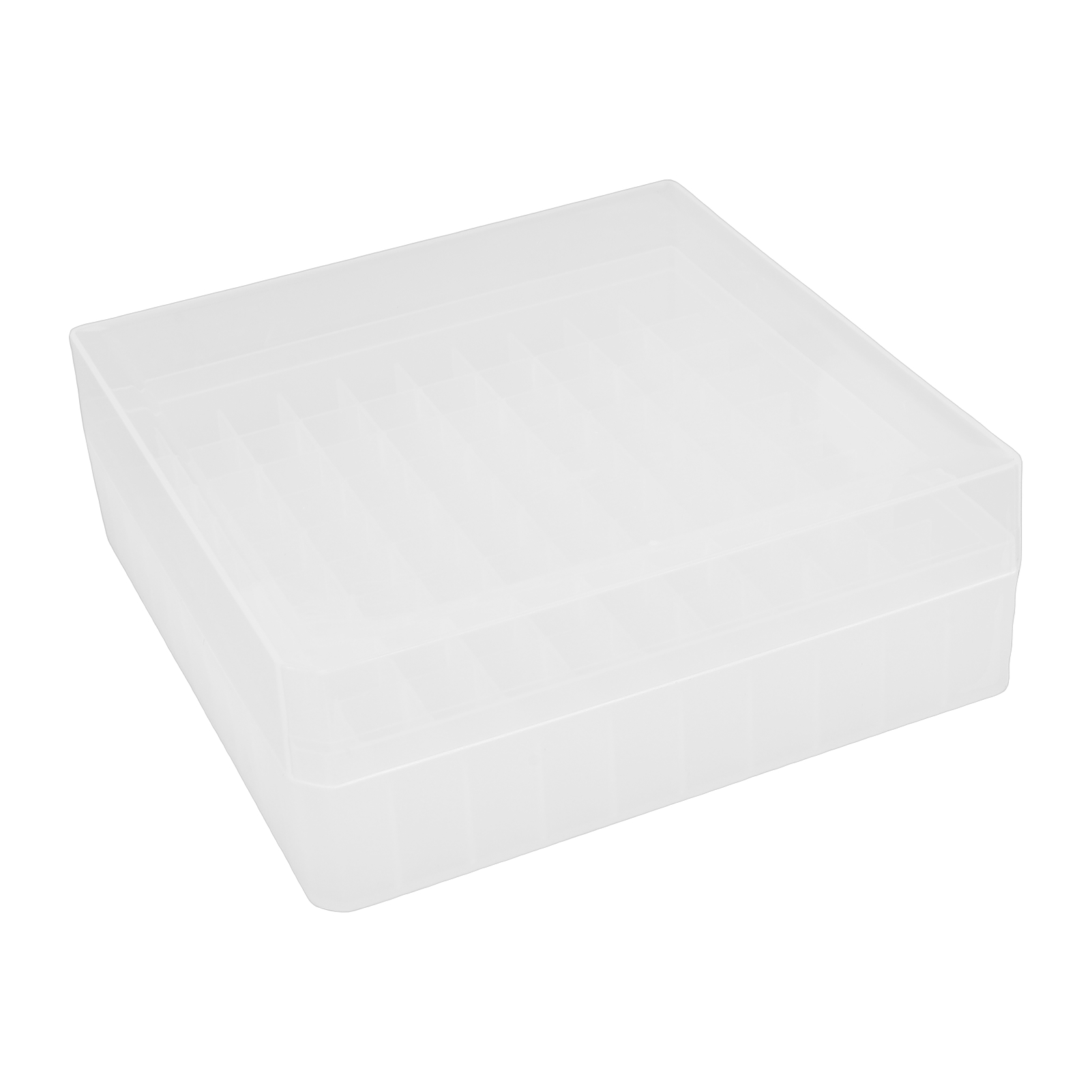 Gefrierbox Für Zentrifugenröhrchen, 100 Vertiefungen, Transparentes Gefriergestell Für Röhrchen Mit Einem Volumen Von 1,5–2,0 Ml