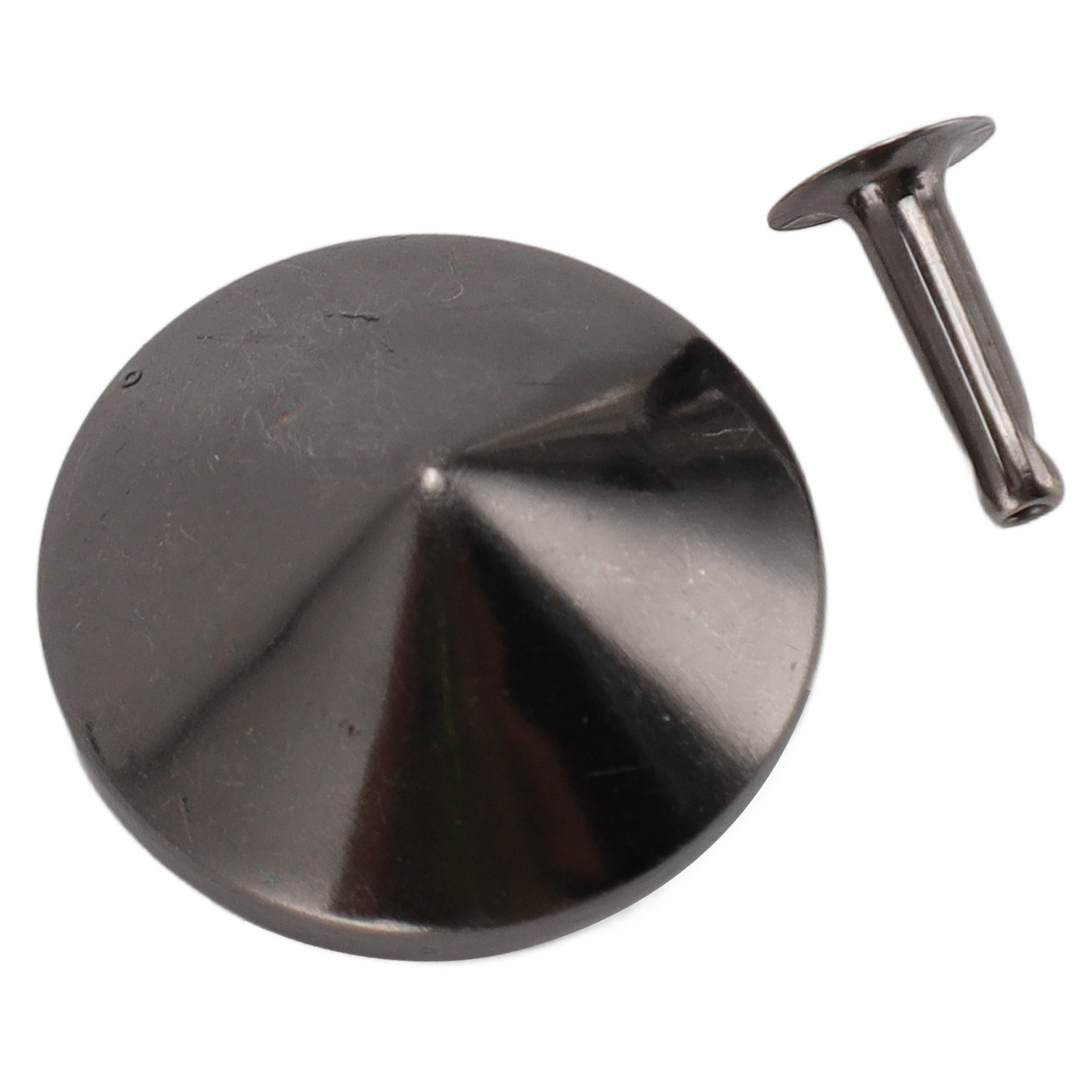 100er-set Pilznieten, 25 Mm, Diy, Verzinntes Eisen, Kegelspitzen Und Nieten, Pilzkopfnieten Zur Lederreparatur, Grau