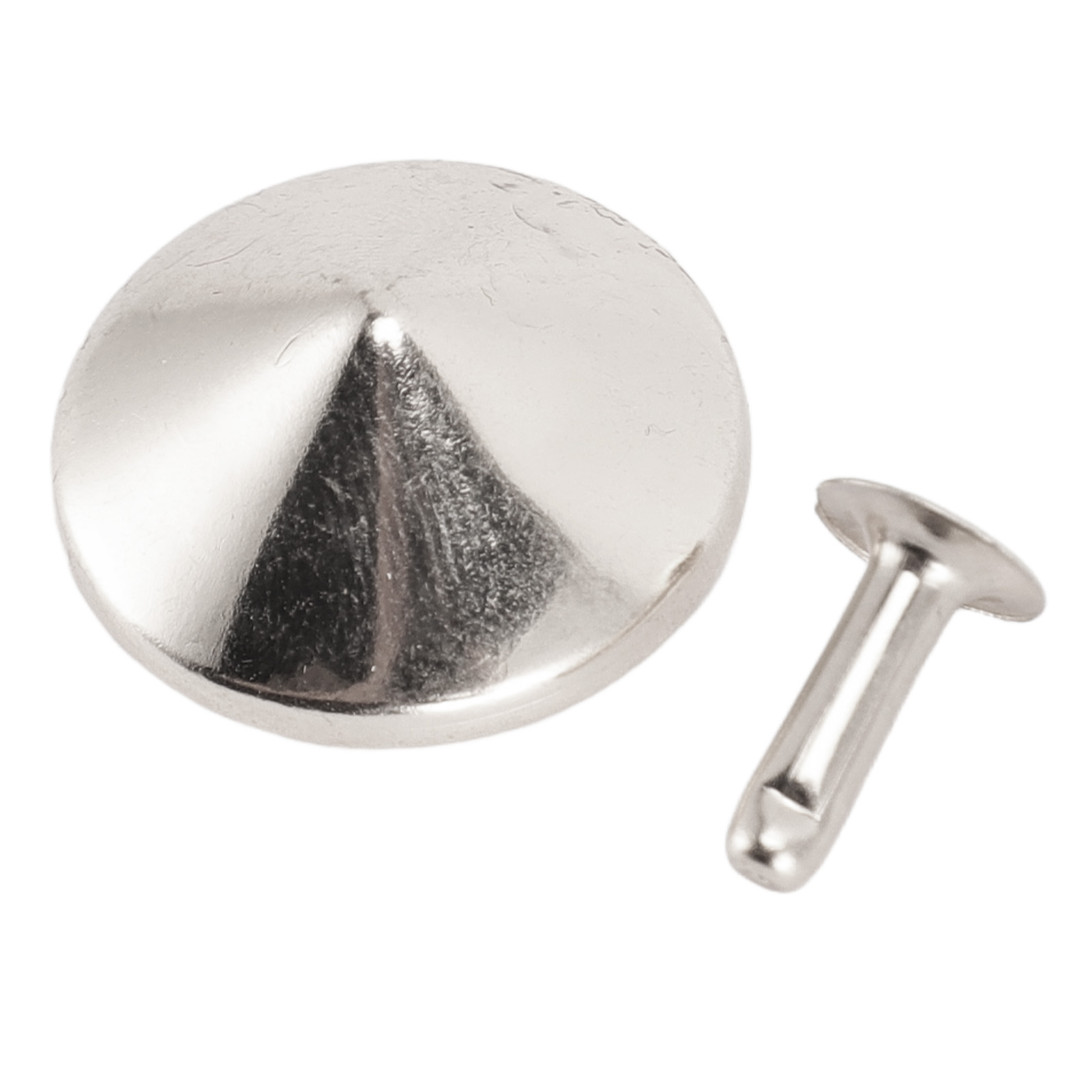 100er-set Pilznieten 22 Mm Diy-eisenkegelnieten Und -nieten Mit Pilzkopf Für Die Reparatur Von Taschen Und Schuhen, Silberfarben