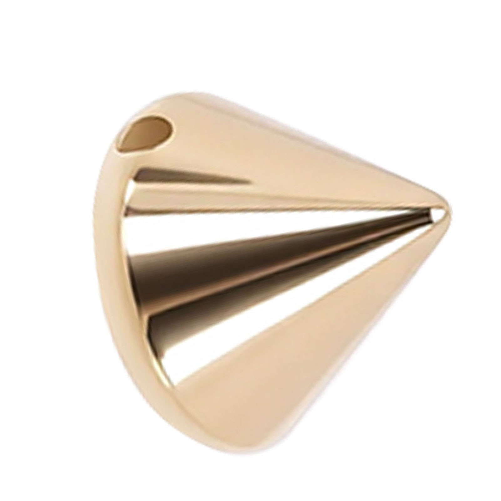 200 Stück Spike-kegelnieten 8x8mm, Kunststoff, Punk-stil, Kegelnieten Für Jacken, Schuhe, Taschen, Gürtel, Gold