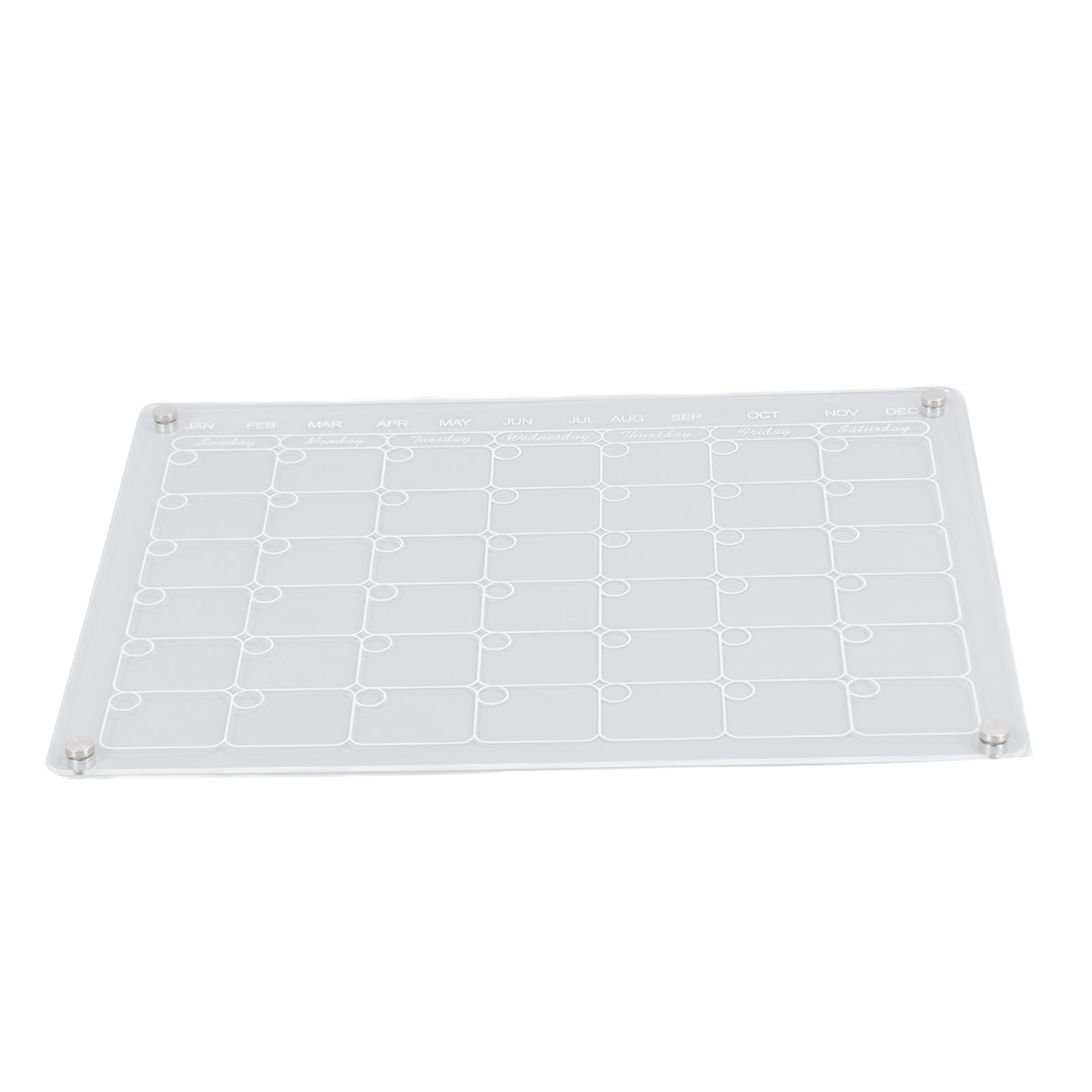 Magnetischer Memo-kalender, Wiederverwendbarer, Abwischbarer Tagesplaner, Acryl-magnetkalender Für Den Kühlschrank