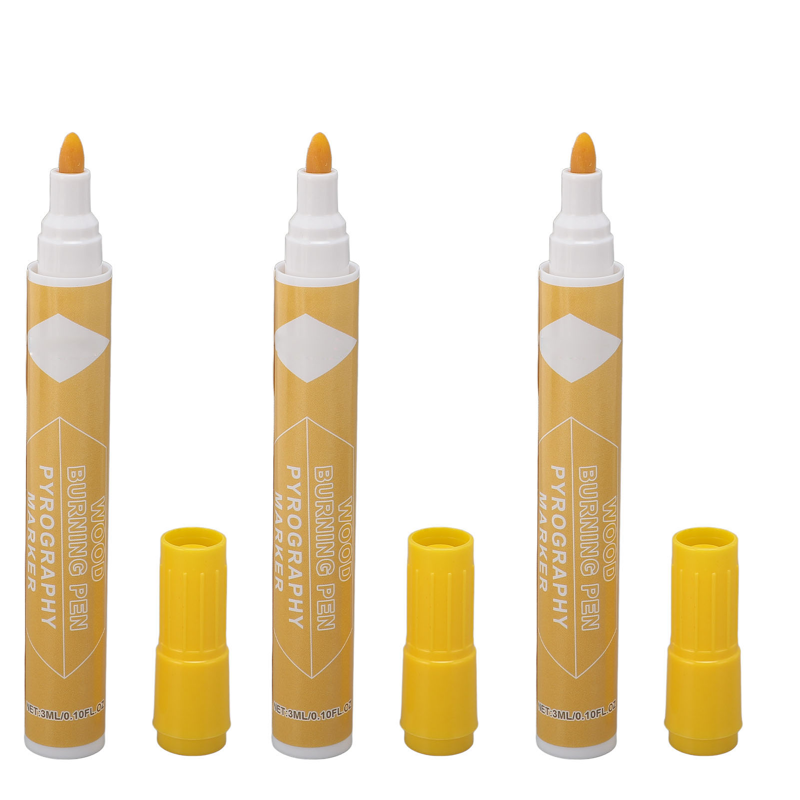 3-teiliges Brennstift-set, Pyrographie-marker-set, Brennwerkzeuge, 3 Ml, Für Anfängerprojekte