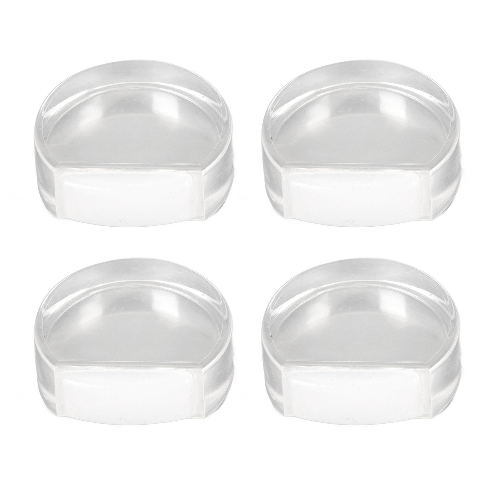 Stück Transparente Türstopper Aus Weichem Acryl, Türhalter, Stoßdämpfung Für Schlafzimmer, Büro, Hotel