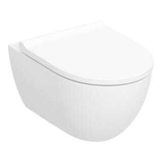 Acanto Wand-WC-Set, inkl. WC-Sitz, Tiefspüler, - Geberit