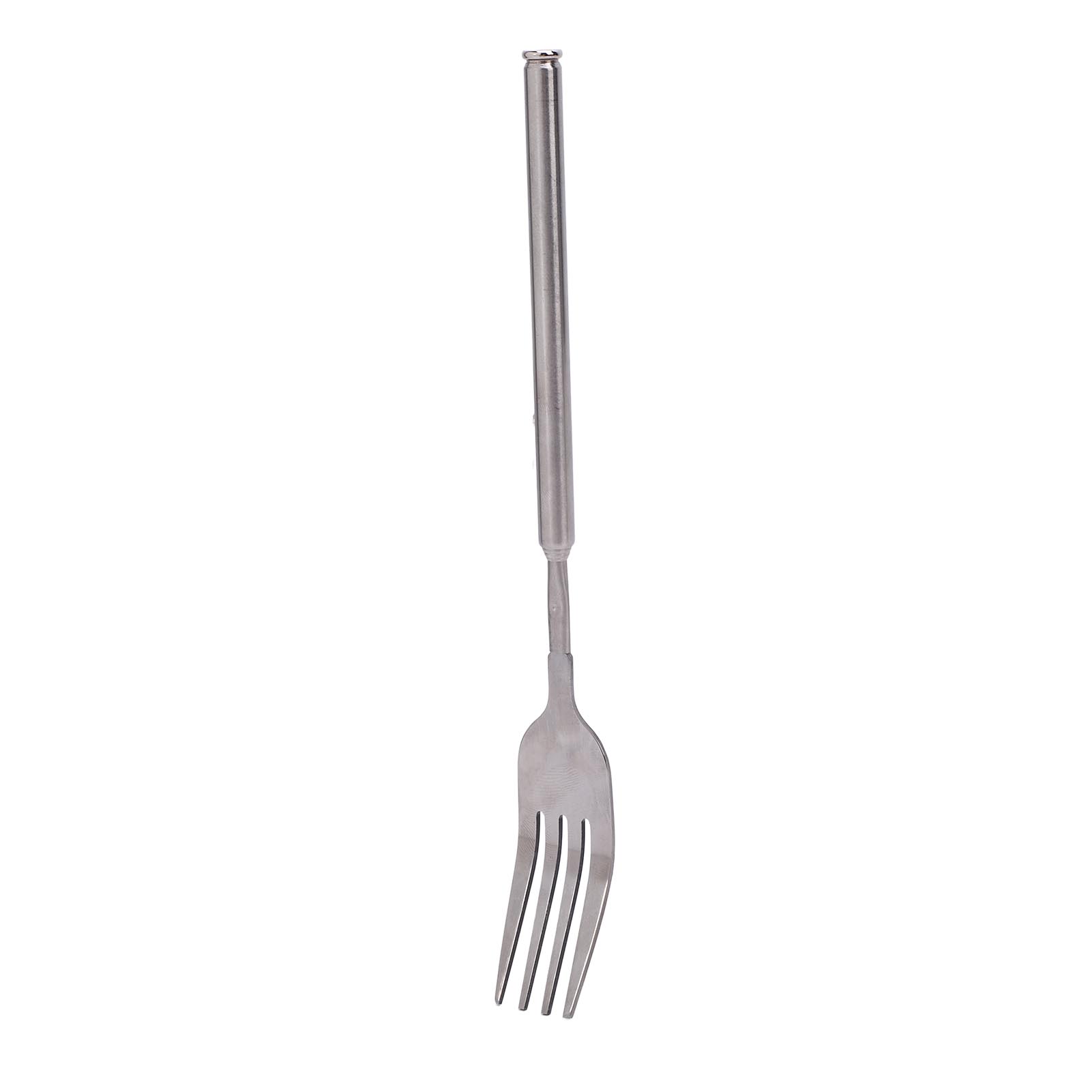 Ausziehbare Teleskopgabel Aus Edelstahl Mit Langem Griff – Ideal Für Grillabende Und Desserts.