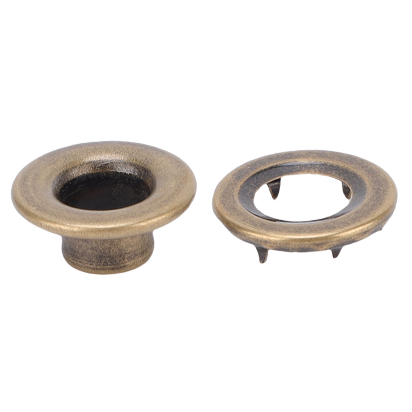 100er-set Ösen Mit Unterlegscheiben, Metall, 8 Mm, Gezahnt, Für Stoff, Leder, Kleidung, Schuhe, Hüte, Fenster, Vorhänge, Bronze
