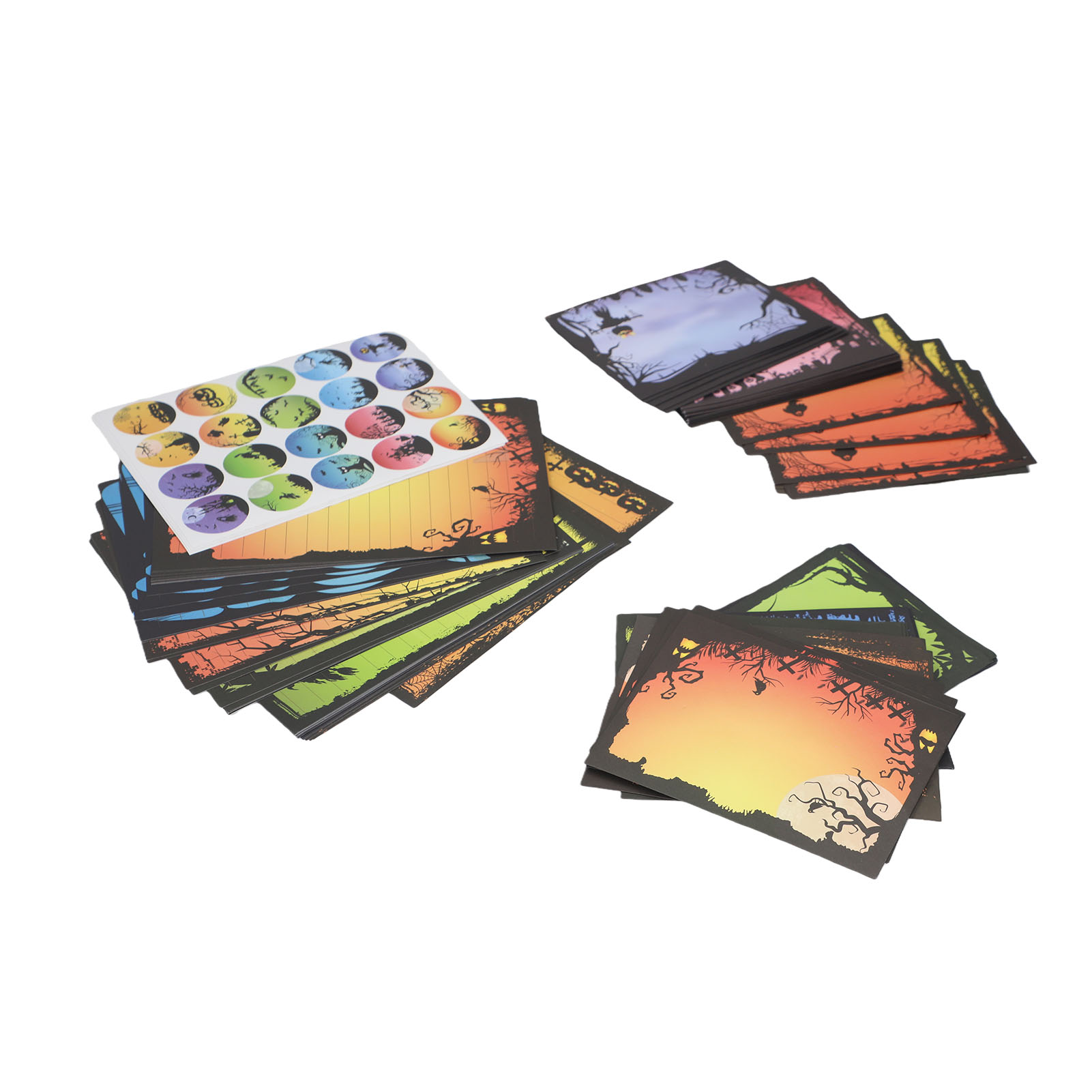 160-teiliges Briefpapier-set Für Die Feiertage: Briefpapier, Umschläge, Runde Aufkleber Für Partyeinladungen, Segenswünsche Und Weihnachtsgrüße