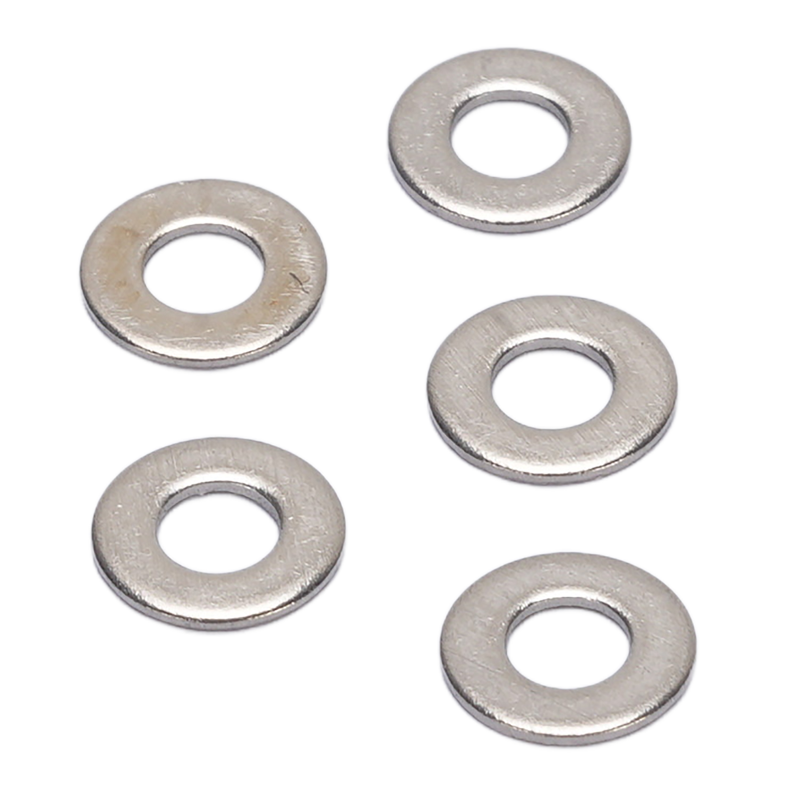 500-teiliges Set Flacher Unterlegscheiben Aus Edelstahl Für M2-schrauben, 2,5 Mm Innendurchmesser X 6 Mm Außendurchmesser, 0,5 Mm Dicke