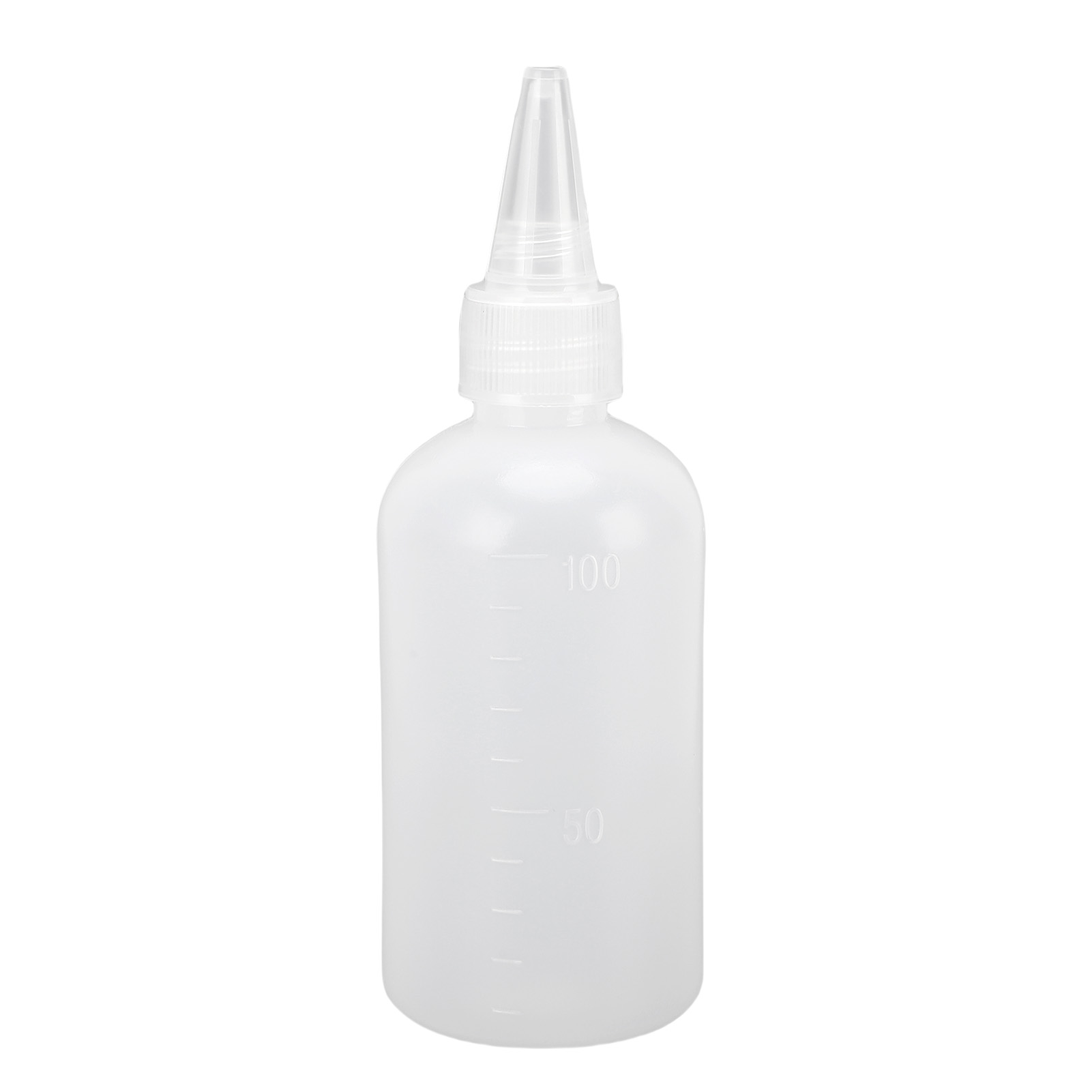 60 Stück Leere Kunststoffflaschen, 100 Ml, Halbtransparent, Zum Ausdrücken, Für Gewürze, Airbrush-farben, Kosmetik, Shampoos Und Massageöle