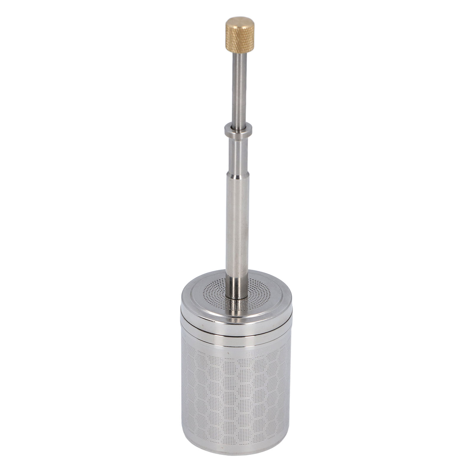 Kaffeefilter Mit Pressmechanismus, Edelstahl, Federantrieb, Wiederverwendbarer Kaffeefilter Für Zuhause Und Unterwegs