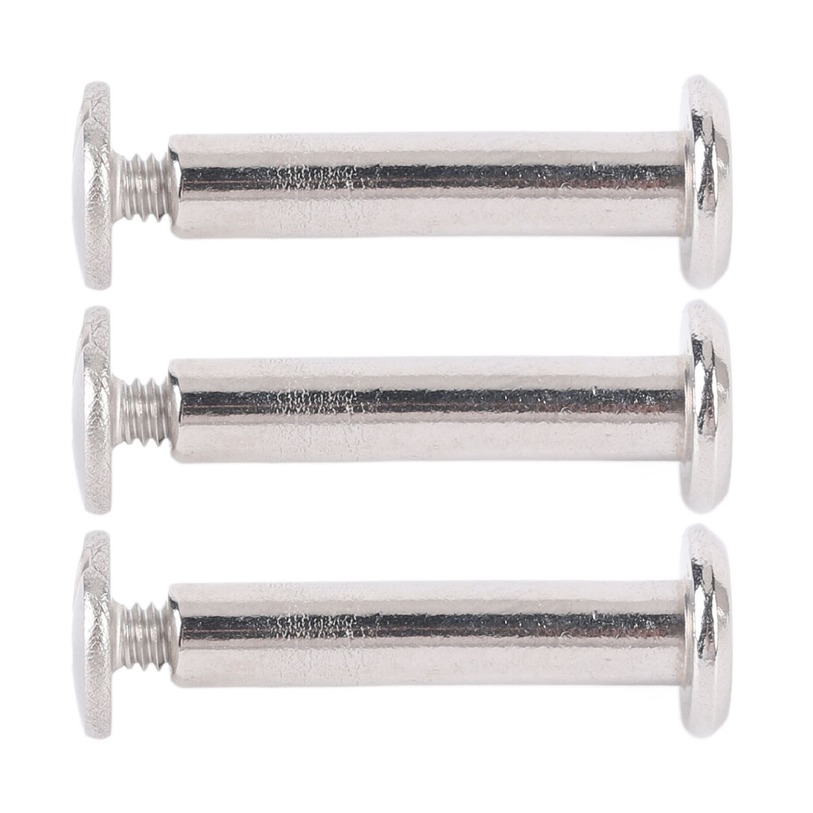 100er-set M2-nieten Aus Edelstahl, Multifunktionale Sechskantmuttern Mit Flachem Rundkopf, 3 X 14 X 6 Mm / 0,12 X 0,55 X 0,24 Zoll, Für Zäune