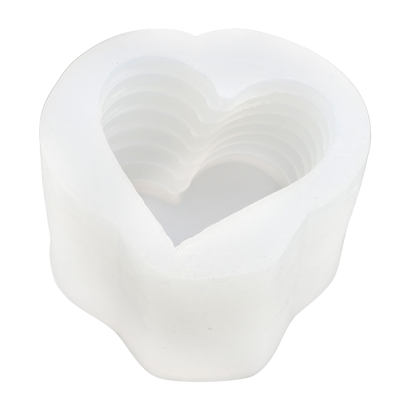 Drehbare Herzform Aus Silikon, Flexibel, Leicht Zu Entformen, Ideal Zum Dekorieren Von Kuchen, Pralinen Und Desserts