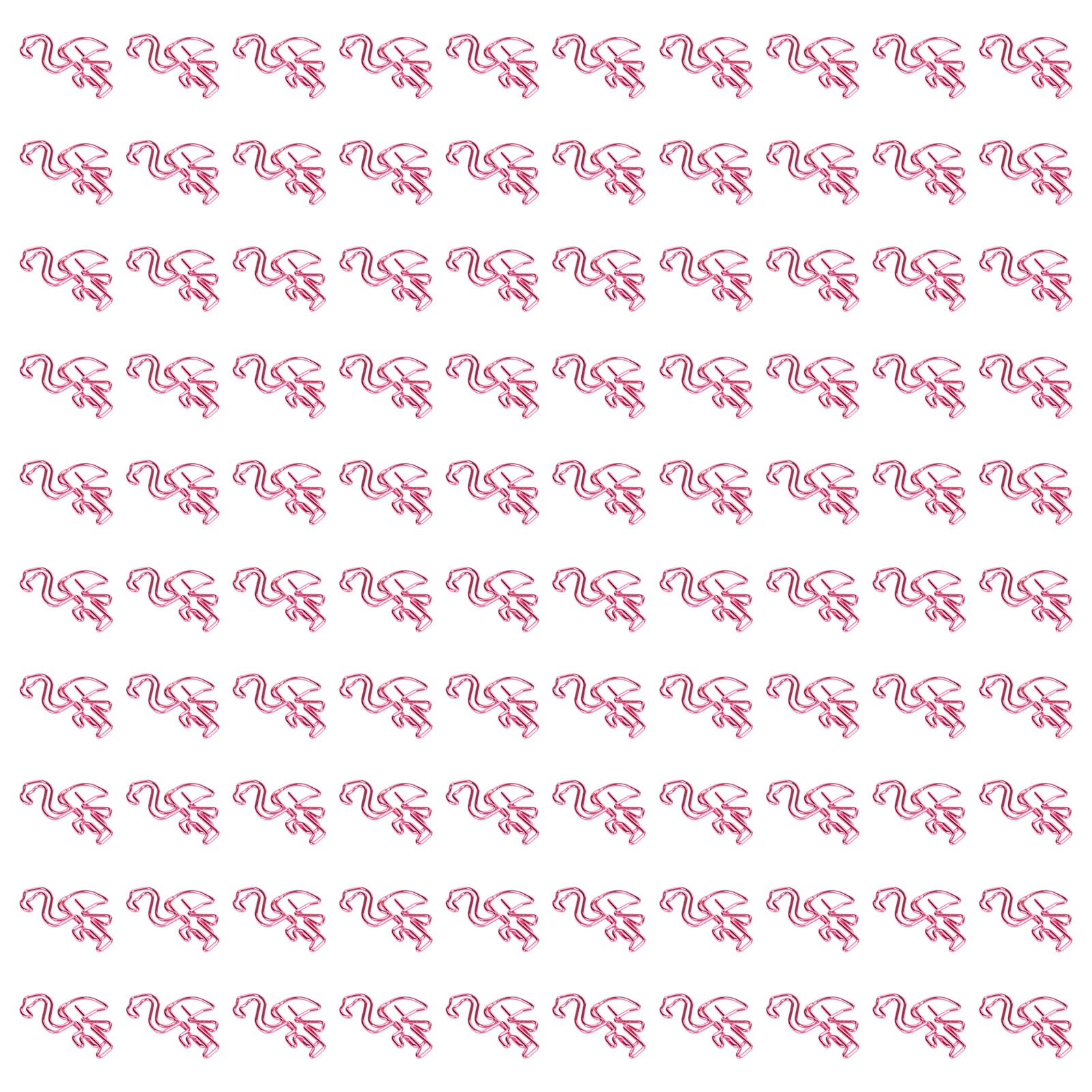 100 Stück Flamingo-büroklammern, Niedliche Tierform, Aktenmarkierungsklammern, Lesezeichen Zur Dokumentenklassifizierung, Lila