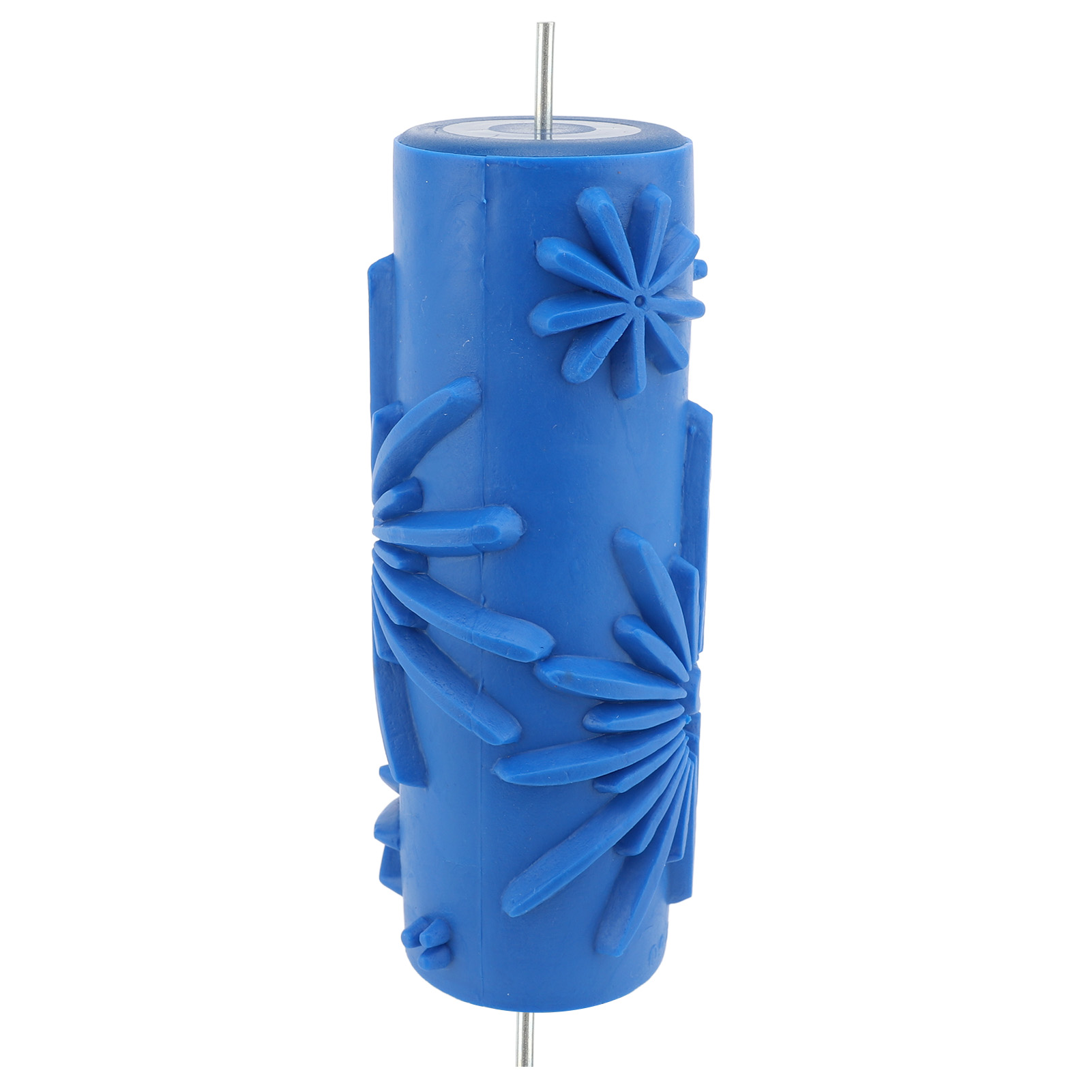 Dekorative Strukturrolle Aus Gummi, Musterfarbe, Farbe Für Wände, Möbel, Stoffe, Quilts, Blau 098y