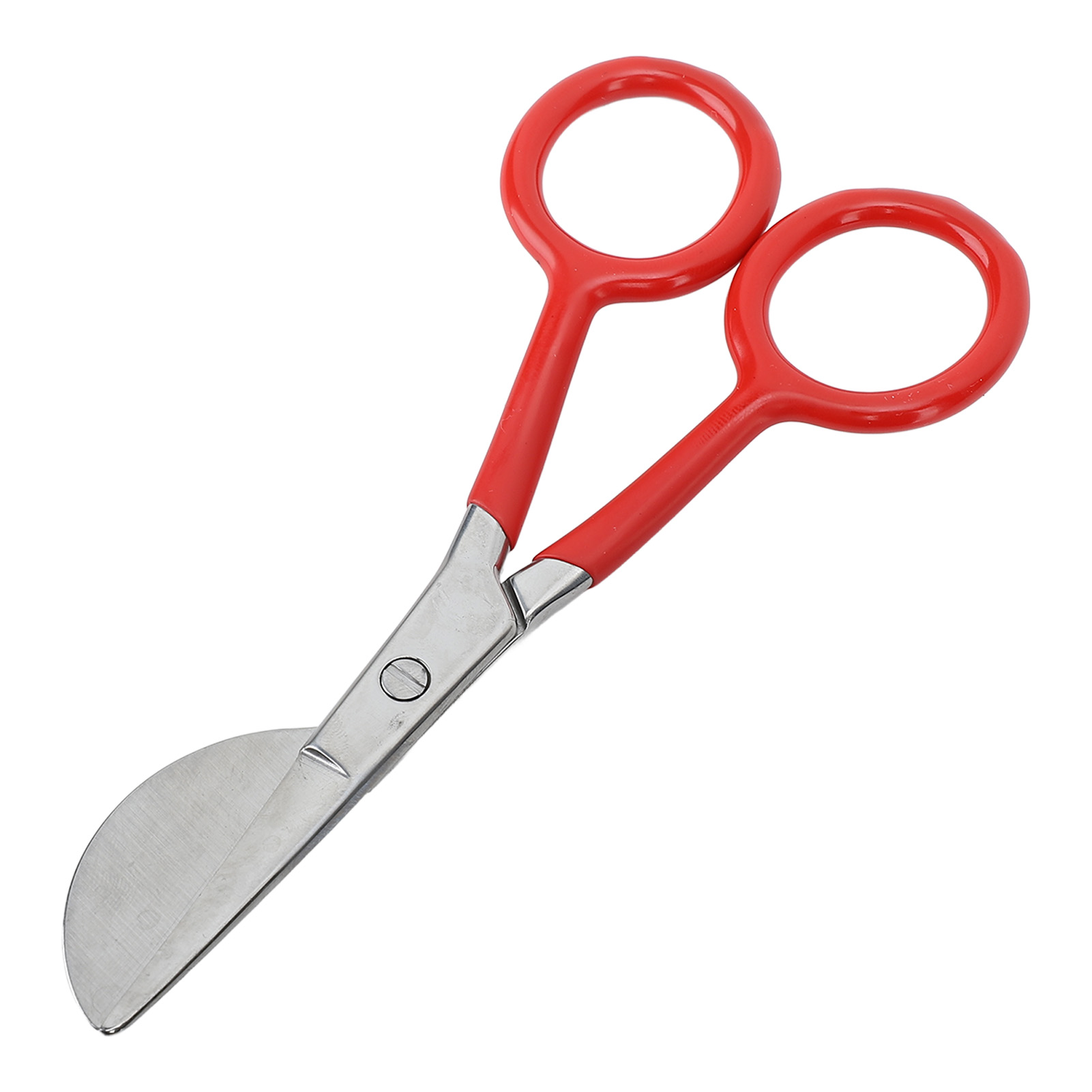 Teppichschere, Rostfrei, Edelstahl, Entenschnabelschere, Ergonomische Teppichschneideschere, Mehrzweck-applikationsschere, Rot